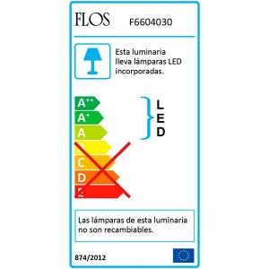 Lámpara Taccia Small Flos eficiencia energética