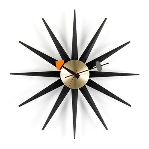 Reloj Sunburst Clock negro - Vitra