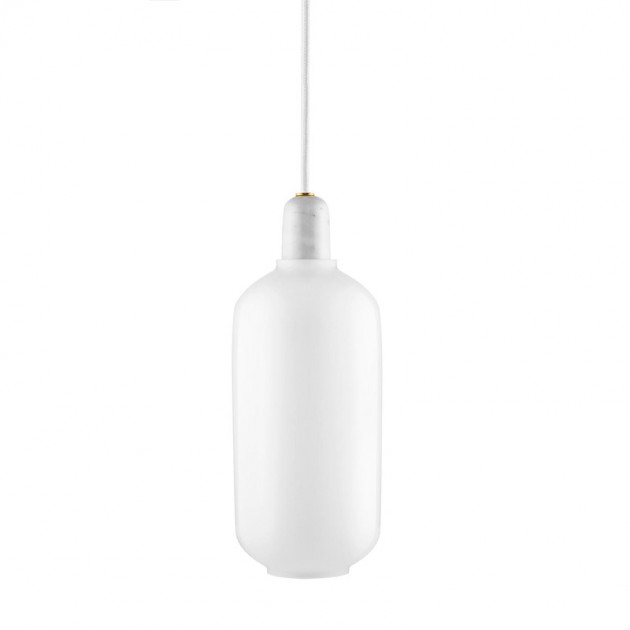 Lámpara suspensión Amp L color blanco de Normann Copenhagen
