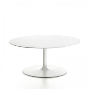 Flow Low Table 70 color blanco de MDF Italia en Moises Showroom