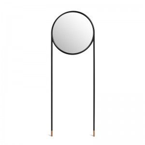Espejo Circular Mirror negro de Omelette Editions en Moises Showroom