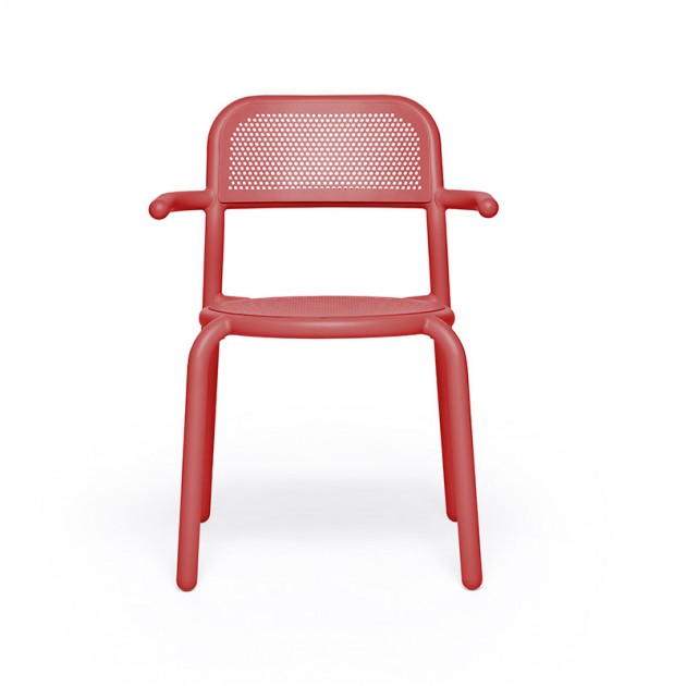 silla con brazos Toní Fatboy rojo industrial