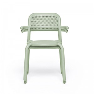 silla de exterior apilable Toní Fatboy verde