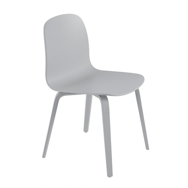 Silla Visu chair base madera color grey de Muuto en Moises Showroom