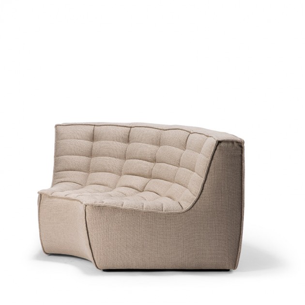 N701 sofa round corner beige Ethnicraft