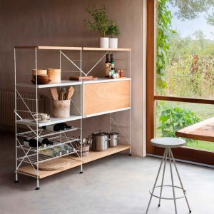 Tria shelving system cocina estantes madera Mobles 114