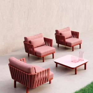Easy chair Anthea Indecasa rojo