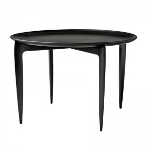Large Black Foldable Tray Table de Fritz Hansen