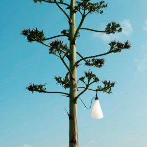 Lámpara Mayday colgada de árbol de Flos