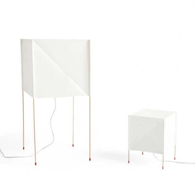 Paper cube family lamp by HAY
