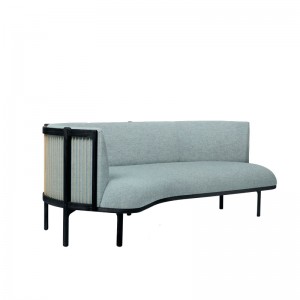 RF1903 Sideways sofa left black tapicería Remix 823