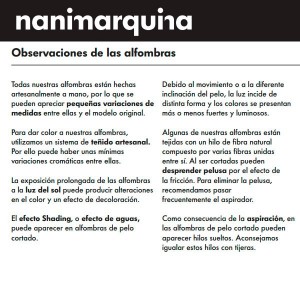 Alfombra News Nanimarquina artesanal